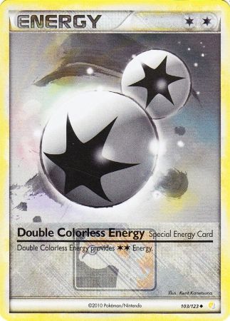 Double Colorless Energy (103/123) (League Promo) [HeartGold & SoulSilver: Base Set] | Total Play