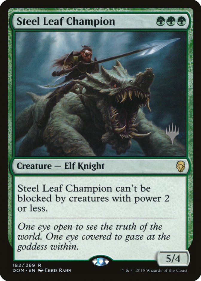 Steel Leaf Champion (Promo Pack) [Dominaria Promos] | Total Play