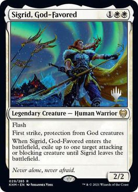 Sigrid, God-Favored (Promo Pack) [Kaldheim Promos] | Total Play