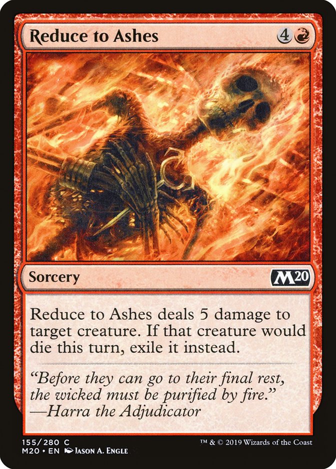 Reduce to Ashes [Core Set 2020] | Total Play