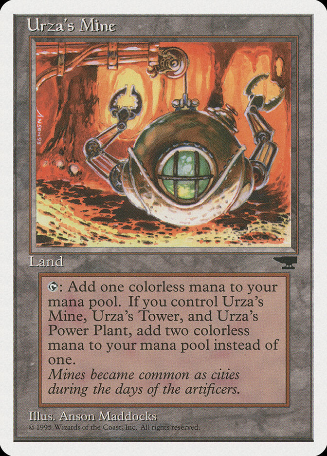 Urza's Mine (Orange Background) [Chronicles] | Total Play