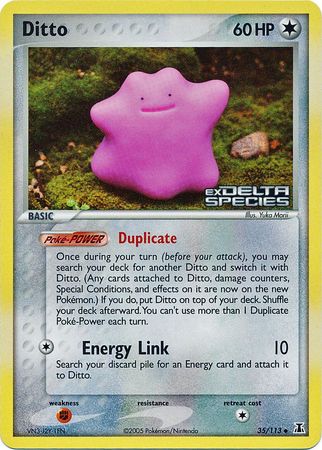 Ditto (35/113) (Stamped) [EX: Delta Species] | Total Play