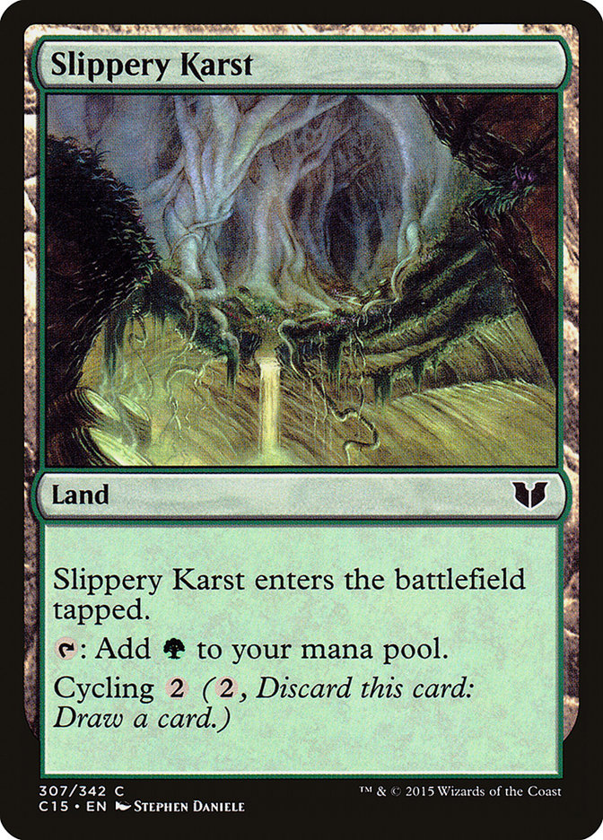 Slippery Karst [Commander 2015] | Total Play