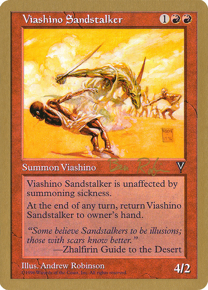 Viashino Sandstalker (Ben Rubin) [World Championship Decks 1998] | Total Play