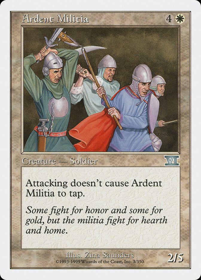 Ardent Militia [Classic Sixth Edition] | Total Play