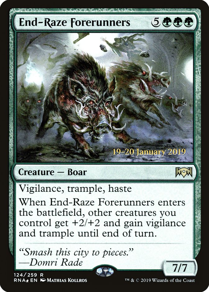 End-Raze Forerunners [Ravnica Allegiance Prerelease Promos] | Total Play
