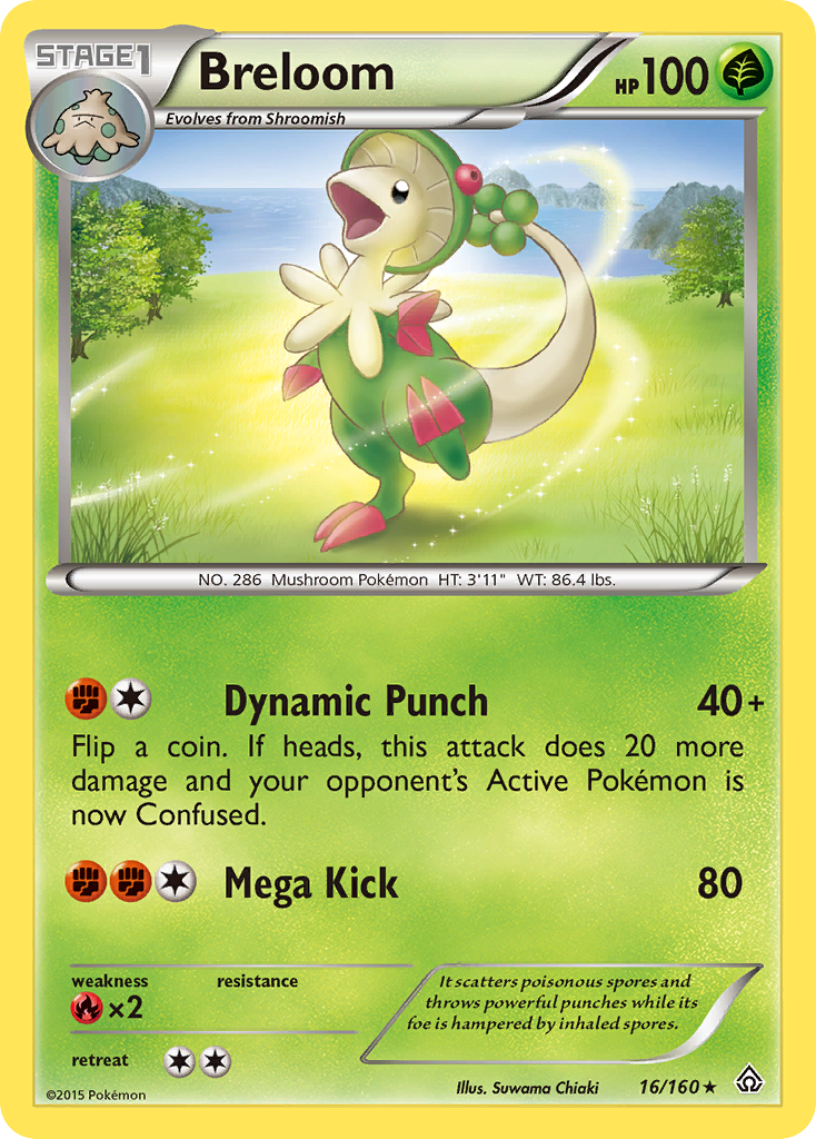 Breloom (16/160) [XY: Primal Clash] | Total Play