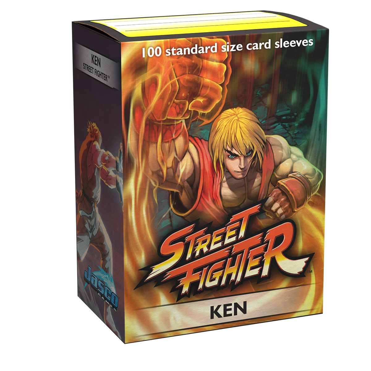 Dragon Shield: Standard 100ct Art Sleeves - Street Fighter (Ken) | Total Play