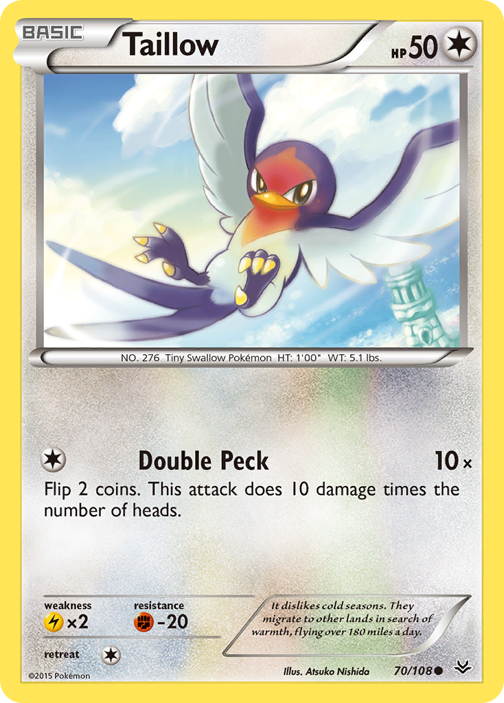 Taillow (70/108) [XY: Roaring Skies] | Total Play