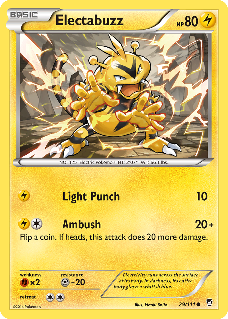 Electabuzz (29/111) [XY: Furious Fists] | Total Play