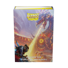 Dragon Shield: Japanese Size 60ct Brushed Art Sleeves - Bolt Reaper | Total Play