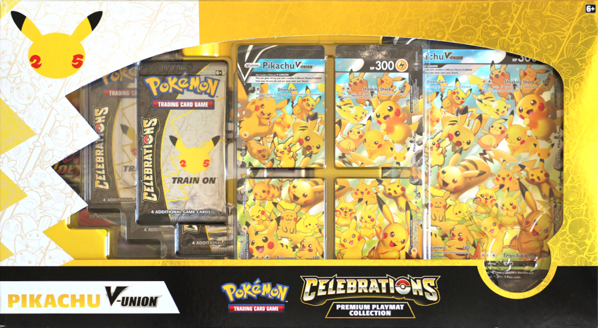Celebrations: 25th Anniversary - Premium Playmat Collection (Pikachu V-Union) | Total Play