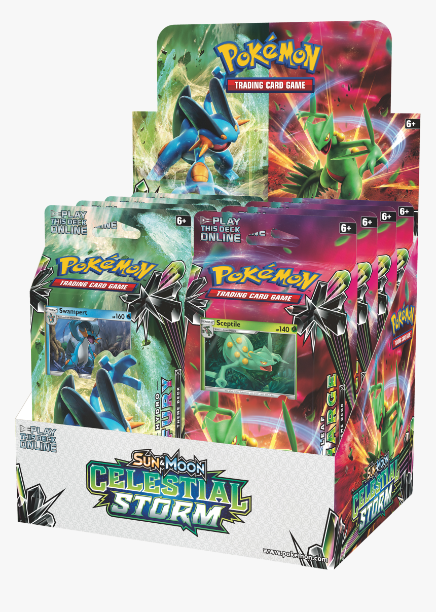 Sun & Moon: Celestial Storm - Theme Deck Display | Total Play