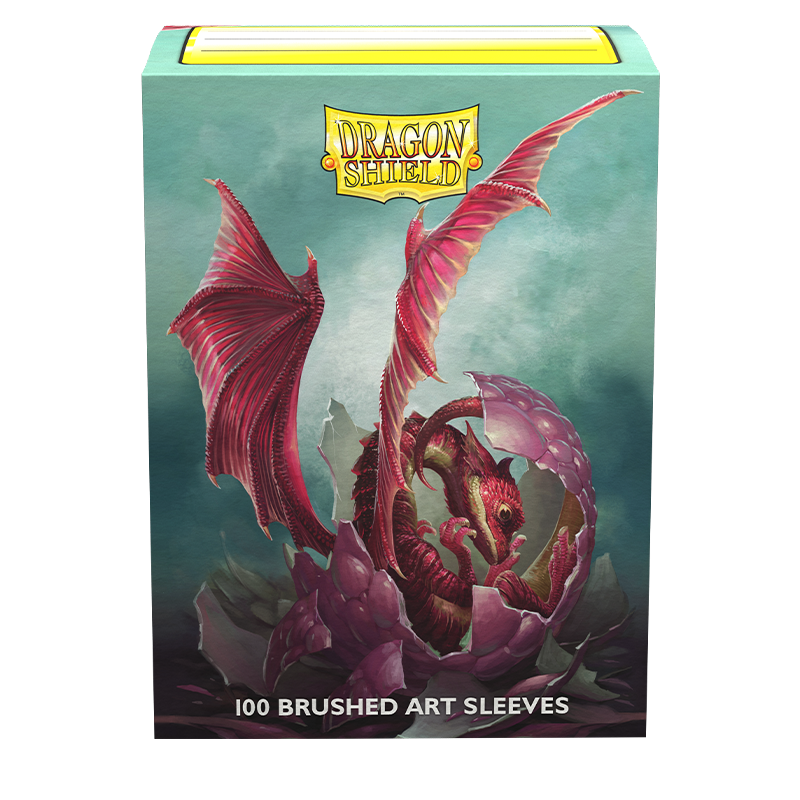 Dragon Shield: Standard 100ct Brushed Art Sleeves - Wyngs | Total Play