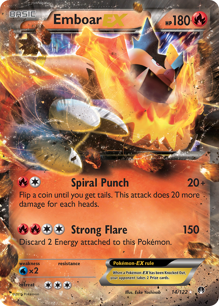 Emboar EX (14/122) [XY: BREAKpoint] | Total Play