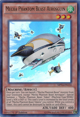 Mecha Phantom Beast Aerosguin [MP14-EN114] Ultra Rare | Total Play