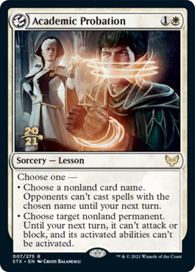 Academic Probation [Strixhaven: School of Mages Prerelease Promos] | Total Play