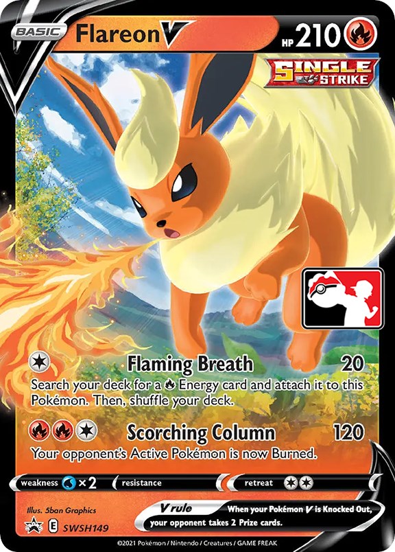 Flareon V (SWSH149) [Prize Pack Series One] | Total Play