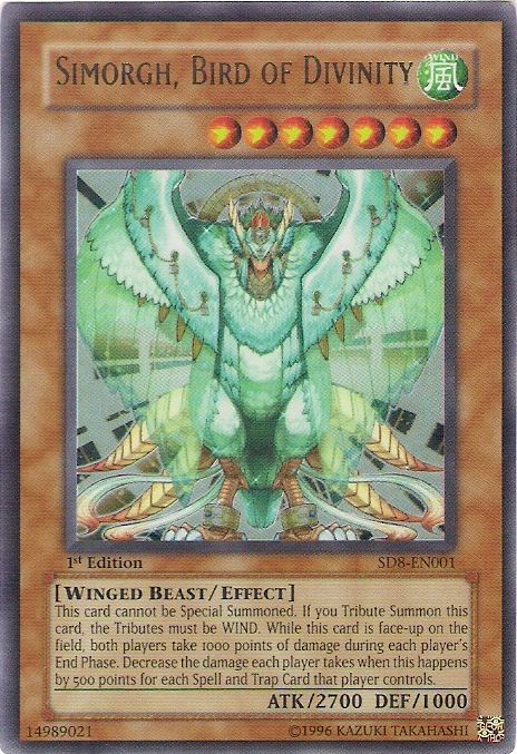 Simorgh, Bird of Divinity [SD8-EN001] Ultra Rare | Total Play