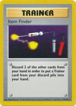 Item Finder (74/102) [Base Set Shadowless Unlimited] | Total Play