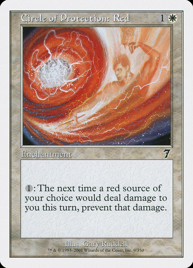 Circle of Protection: Red [Seventh Edition] | Total Play