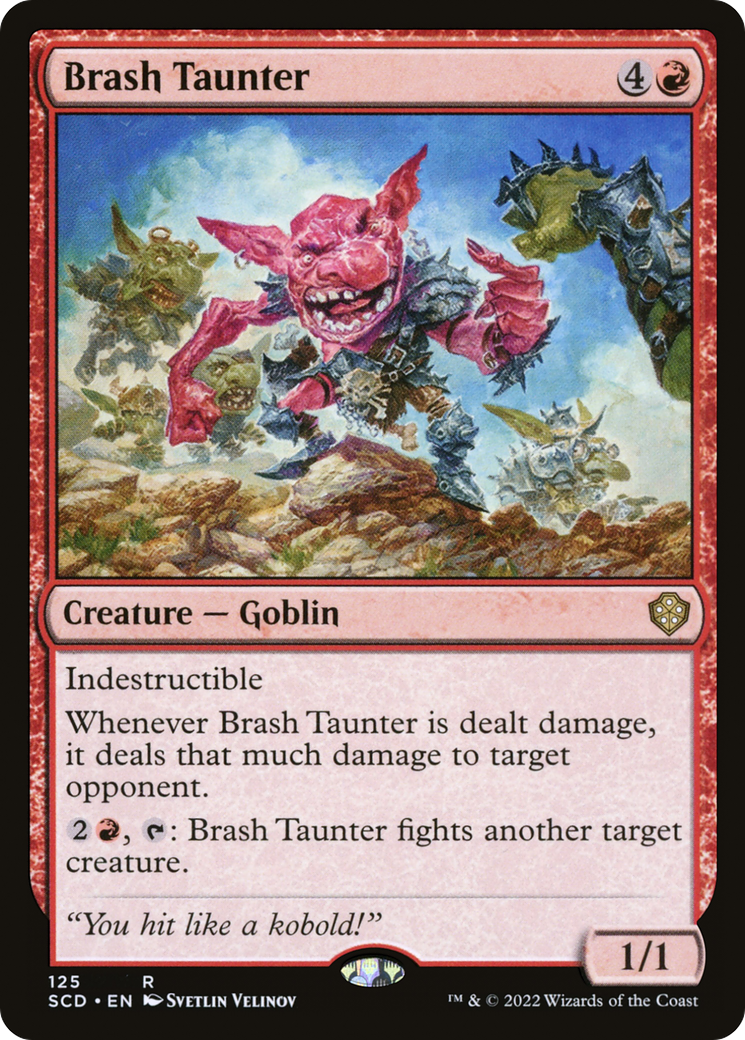 Brash Taunter [Starter Commander Decks] | Total Play