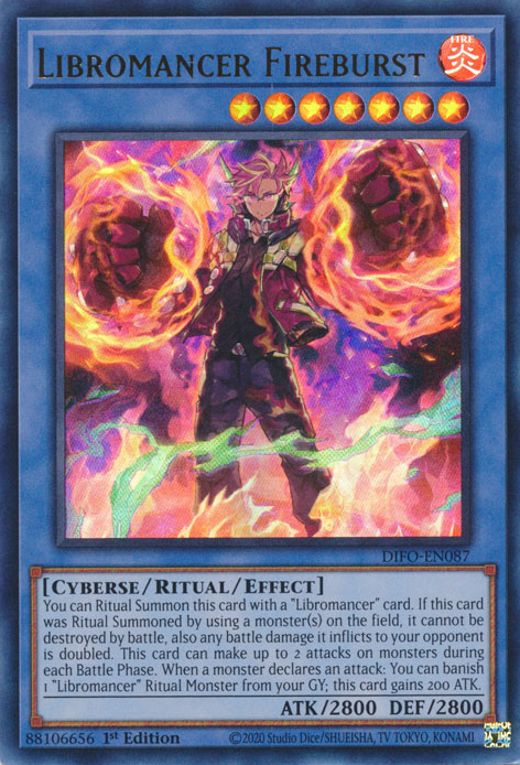 Libromancer Fireburst [DIFO-EN087] Ultra Rare | Total Play