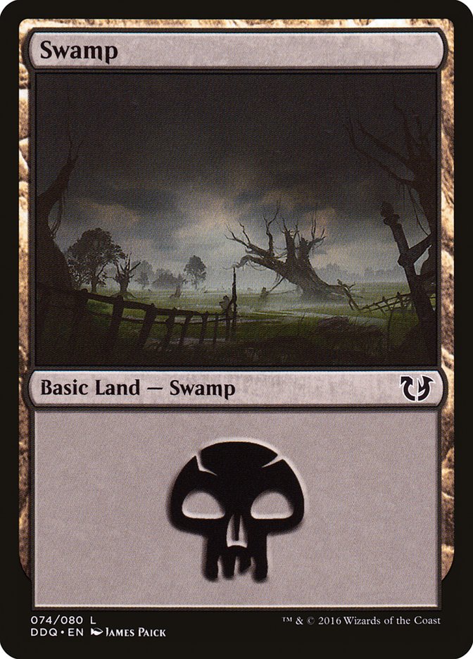 Swamp (74) [Duel Decks: Blessed vs. Cursed] | Total Play