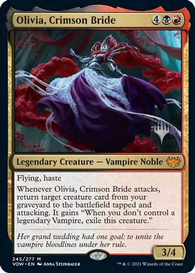 Olivia, Crimson Bride (Promo Pack) [Innistrad: Crimson Vow Promos] | Total Play