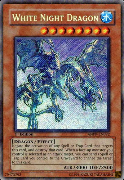 White Night Dragon [ANPR-EN092] Secret Rare | Total Play