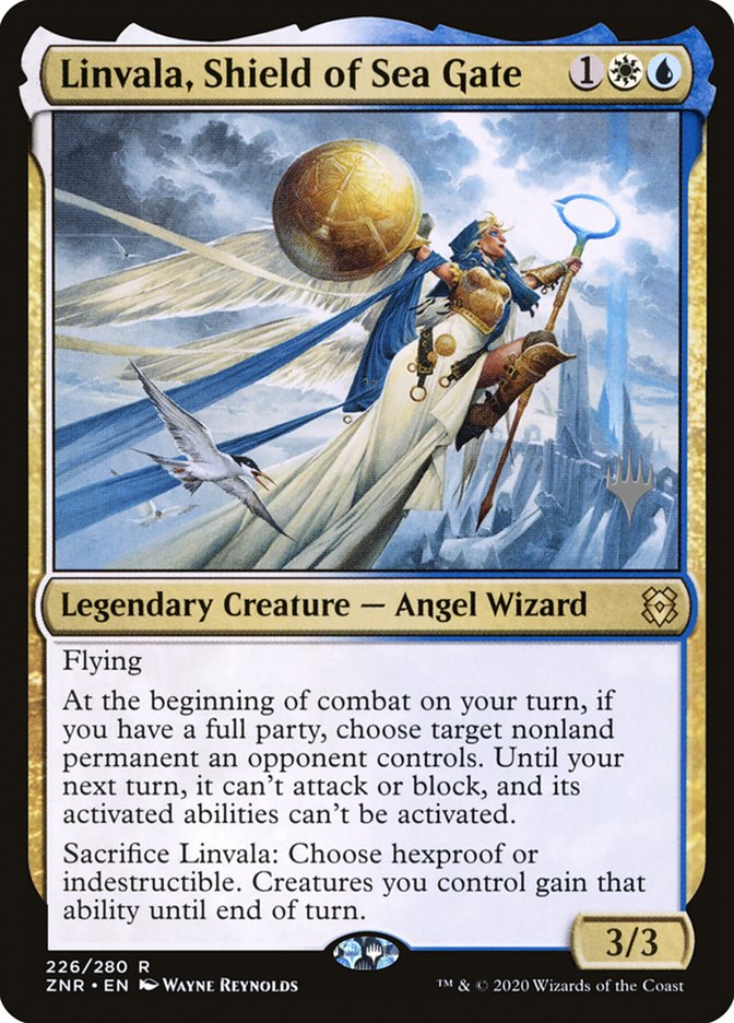 Linvala, Shield of Sea Gate (Promo Pack) [Zendikar Rising Promos] | Total Play