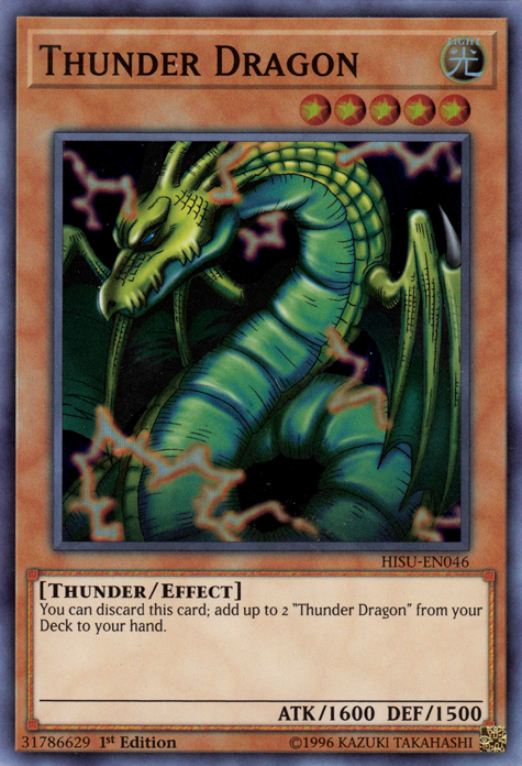 Thunder Dragon [HISU-EN046] Super Rare | Total Play