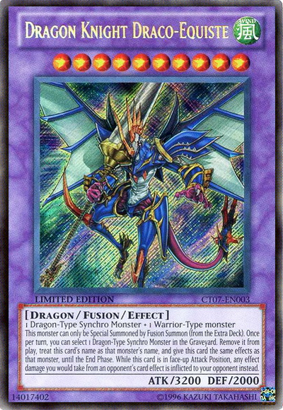 Dragon Knight Draco-Equiste [CT07-EN003] Secret Rare | Total Play