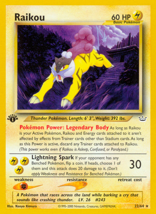 Raikou (22/64) [Neo Revelation 1st Edition] | Total Play