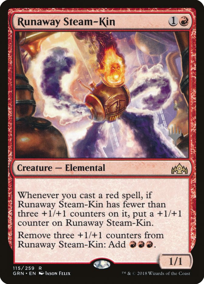 Runaway Steam-Kin (Promo Pack) [Guilds of Ravnica Promos] | Total Play