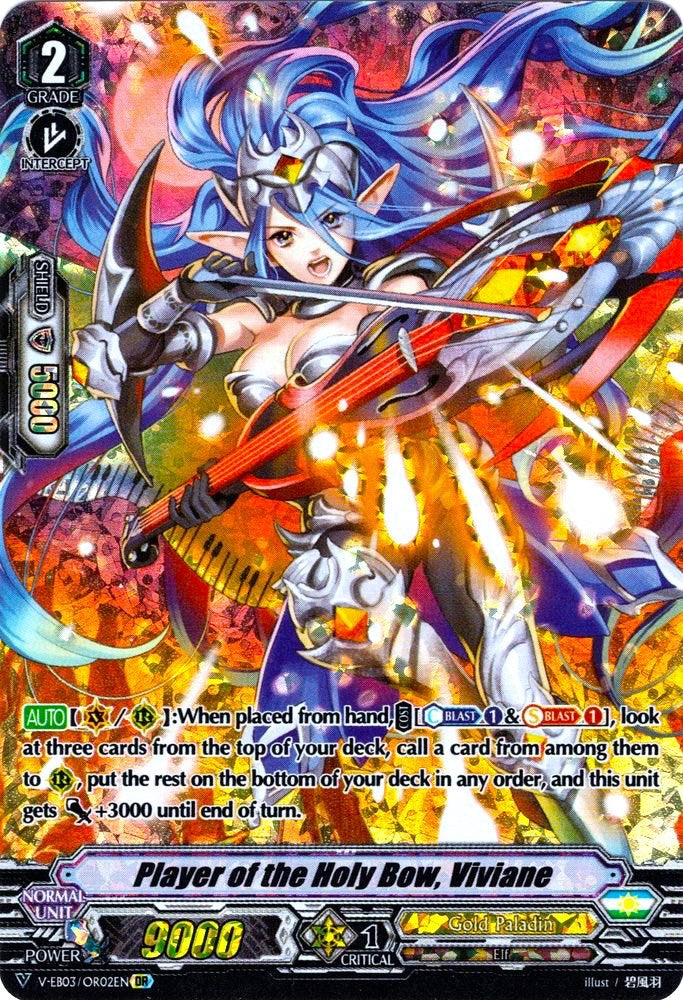 Player of the Holy Bow, Viviane (V-EB03/OR02EN) [ULTRARARE MIRACLE COLLECTION] | Total Play