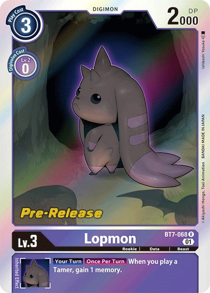 Lopmon [BT7-068] [Next Adventure Pre-Release Cards] | Total Play