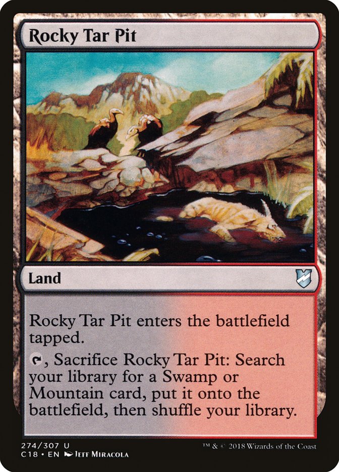 Rocky Tar Pit [Commander 2018] | Total Play