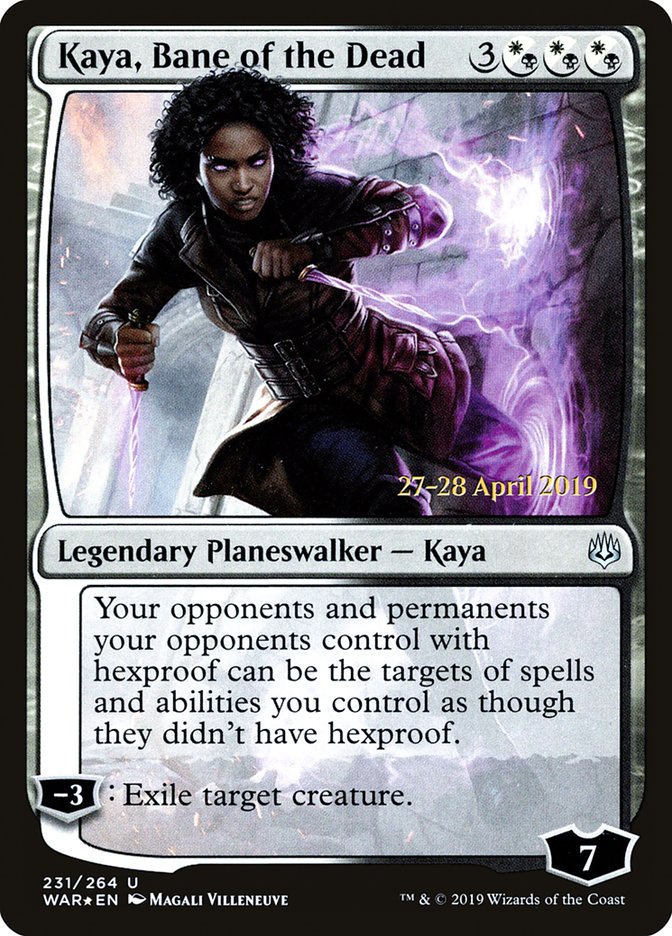 Kaya, Bane of the Dead [War of the Spark Prerelease Promos] | Total Play