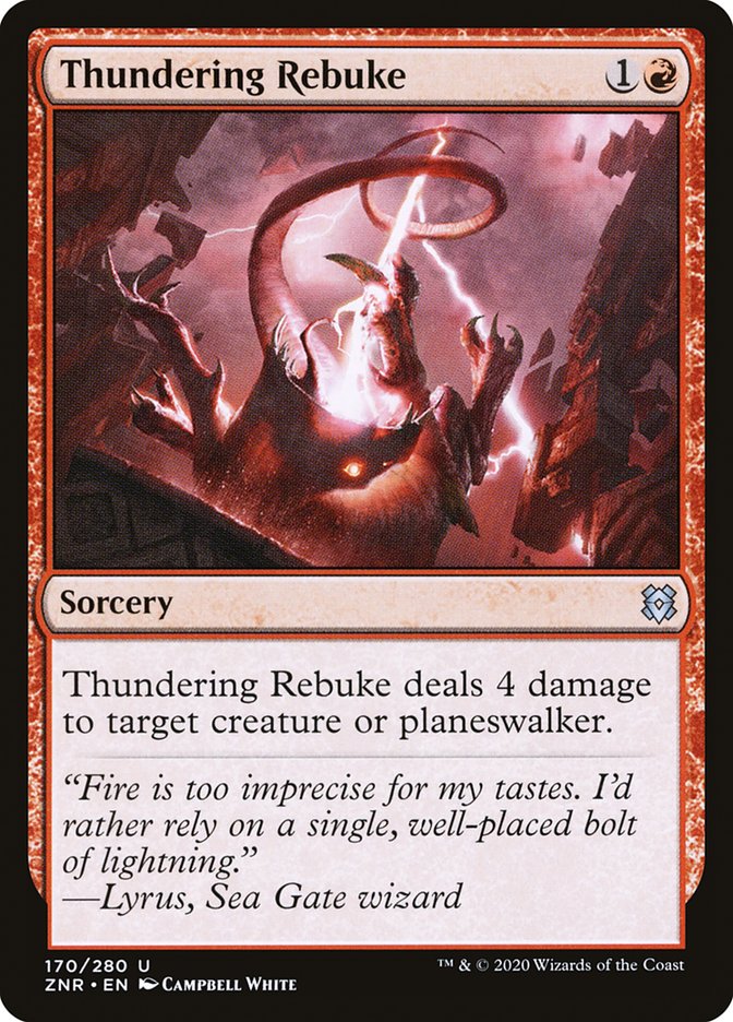 Thundering Rebuke [Zendikar Rising] | Total Play