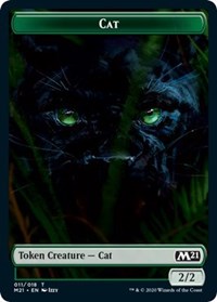 Cat (011) // Goblin Wizard Double-Sided Token [Core Set 2021 Tokens] | Total Play