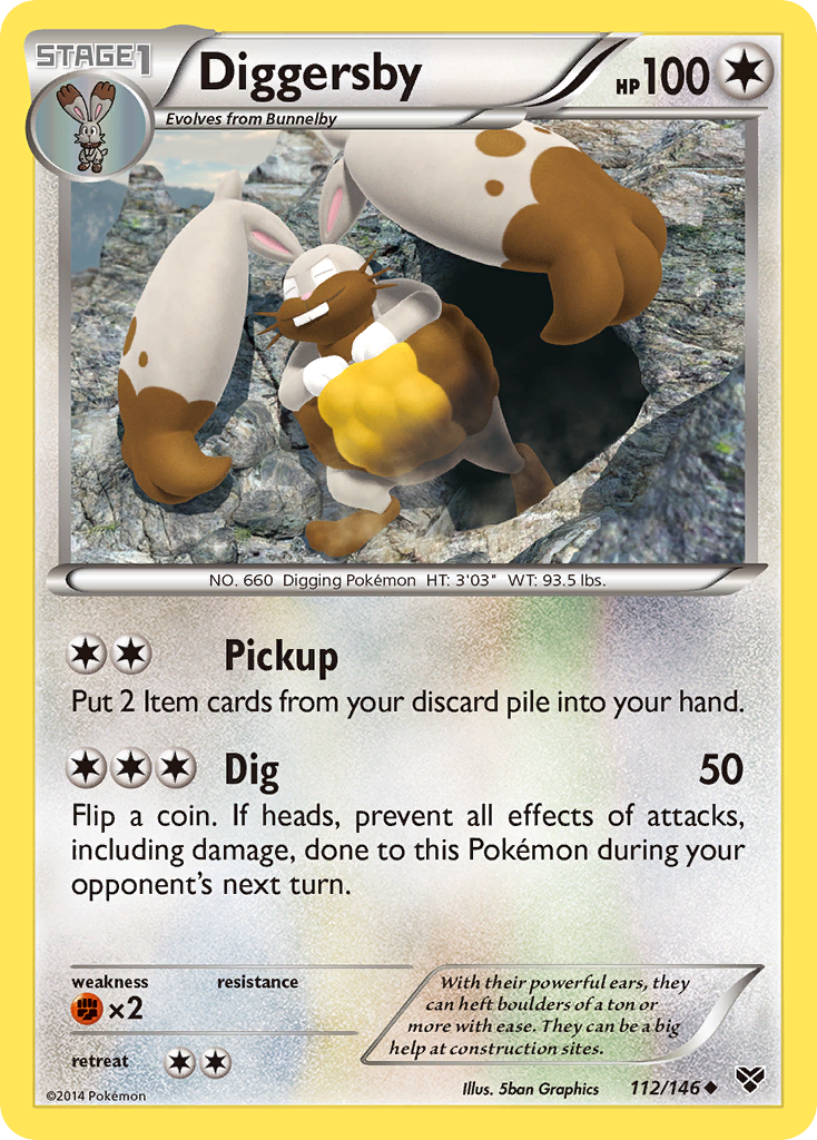 Diggersby (112/146) [XY: Base Set] | Total Play