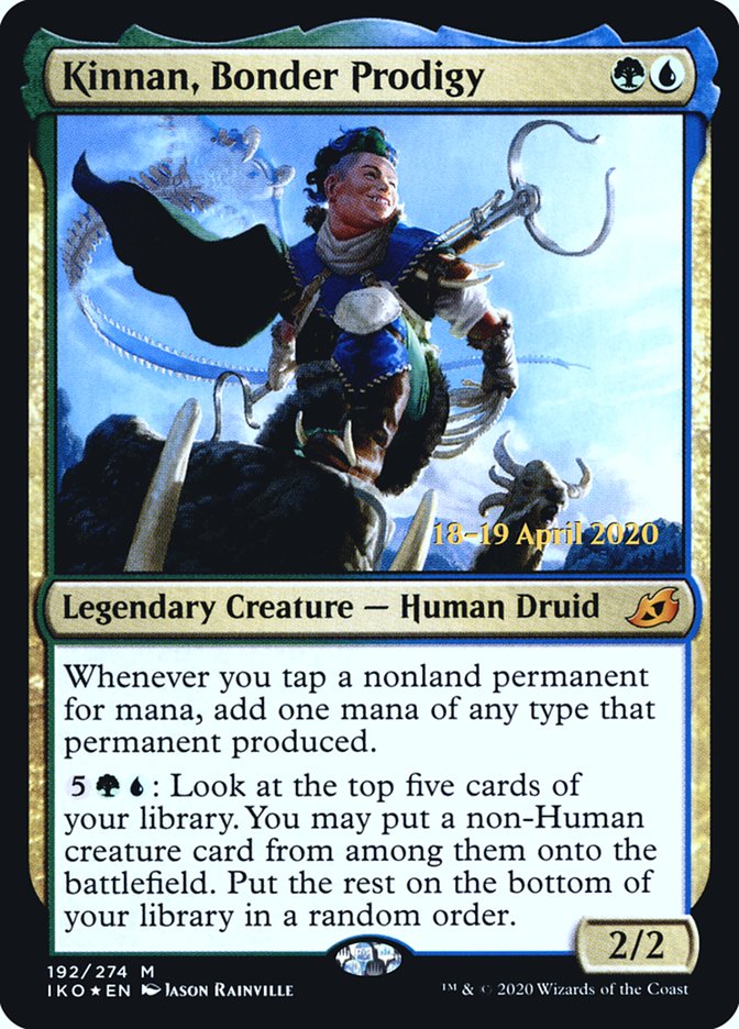 Kinnan, Bonder Prodigy [Ikoria: Lair of Behemoths Prerelease Promos] | Total Play