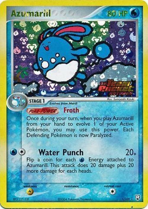 Azumarill (1/109) (Stamped) [EX: Team Rocket Returns] | Total Play