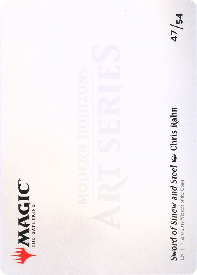 Sword of Sinew and Steel // Sword of Sinew and Steel [Modern Horizons Art Series] | Total Play