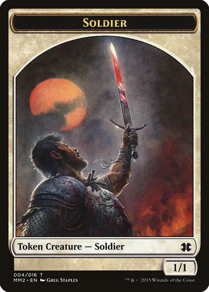 Soldier Token [Modern Masters 2015 Tokens] | Total Play