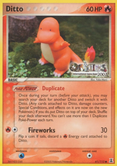 Ditto (61/113) (Origins Game Fair 2007) [EX: Delta Species] | Total Play