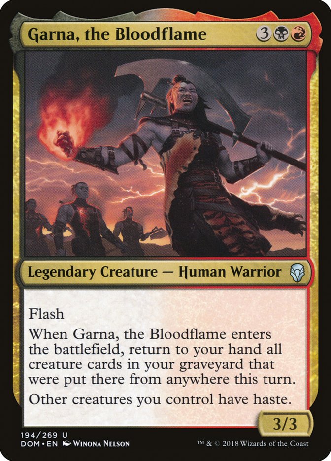 Garna, the Bloodflame [Dominaria] | Total Play
