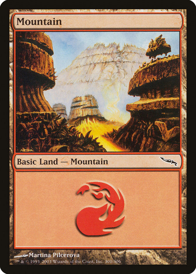 Mountain (301) [Mirrodin] | Total Play