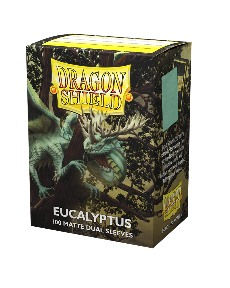 Dragon Shield: Standard 100ct Sleeves - Eucalyptus (Dual Matte) | Total Play